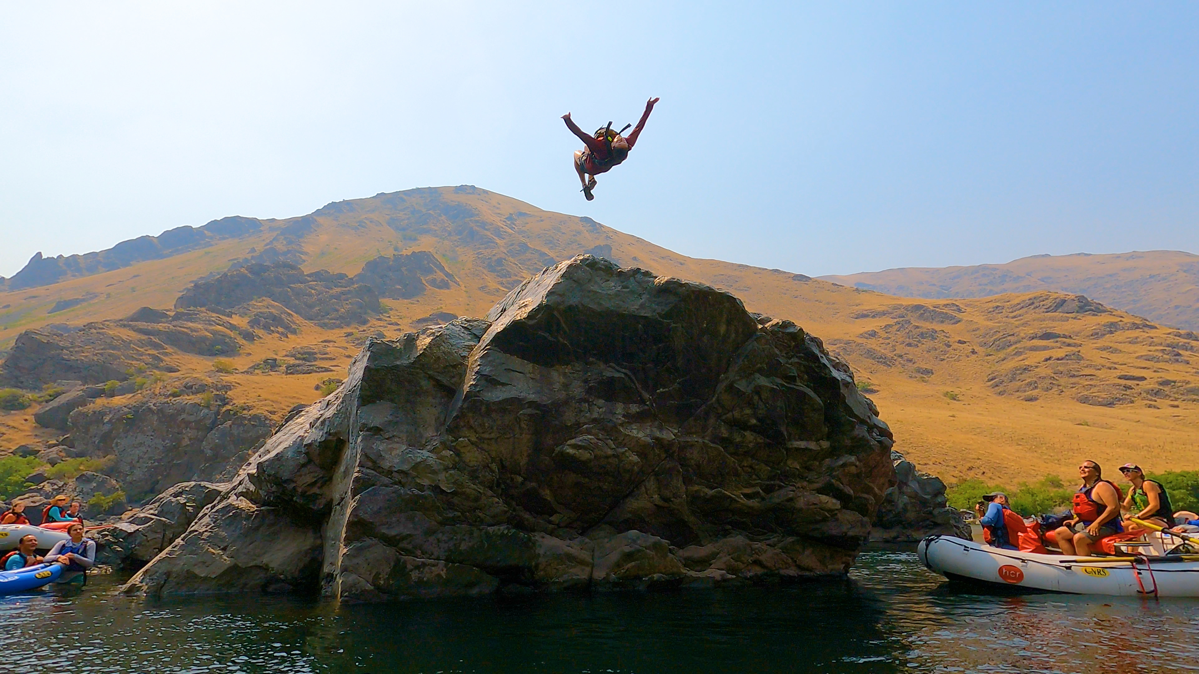 Cliff Jumper at the Snake River